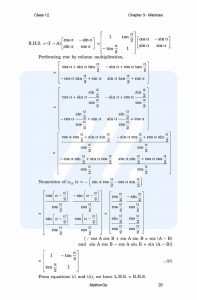 NCERT Solutions for Class 12 Maths Chapter 3 – Matrices – MathonGo