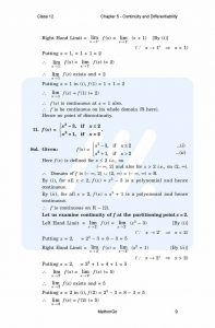 NCERT Solutions for Class 12 Maths Chapter 5 Exercise 5.1 – MathonGo