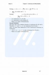 NCERT Solutions for Class 12 Maths Chapter 5 Exercise 5.1 – MathonGo