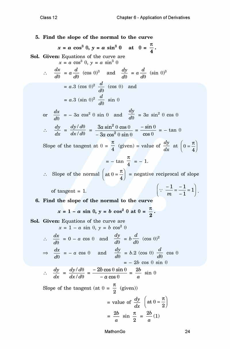 NCERT Solutions For Class 12 Maths Chapter 6 Application Of Ncert solutions for class 12 maths chapter 6 application of