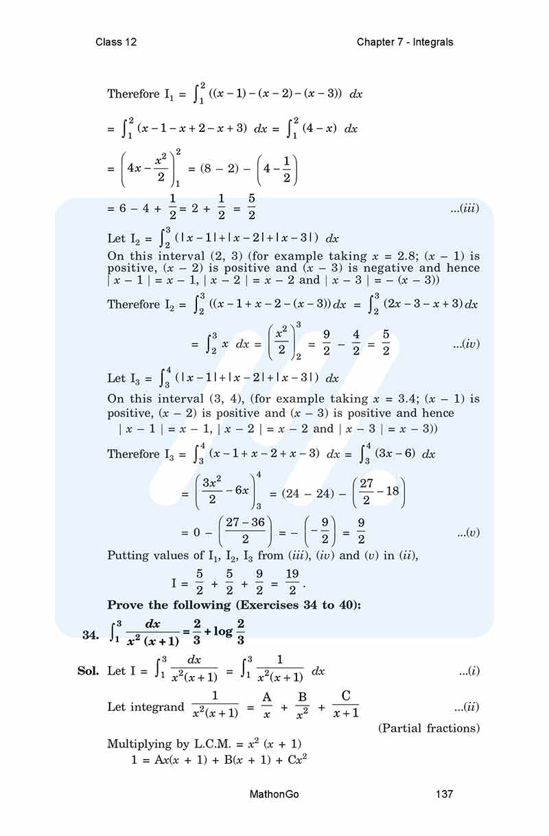 NCERT Solutions for Class 12 Maths Chapter 7 Miscellaneous β MathonGo