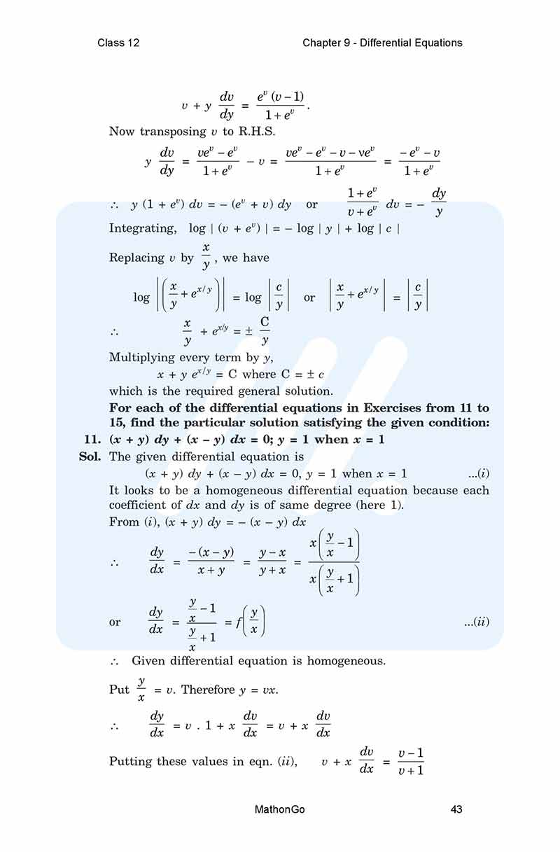 Ncert solutions for class 12 maths chapter 9 exercise 9 5 mathongo