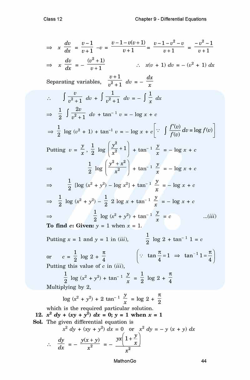 Ncert solutions for class 12 maths chapter 9 exercise 9 5 mathongo