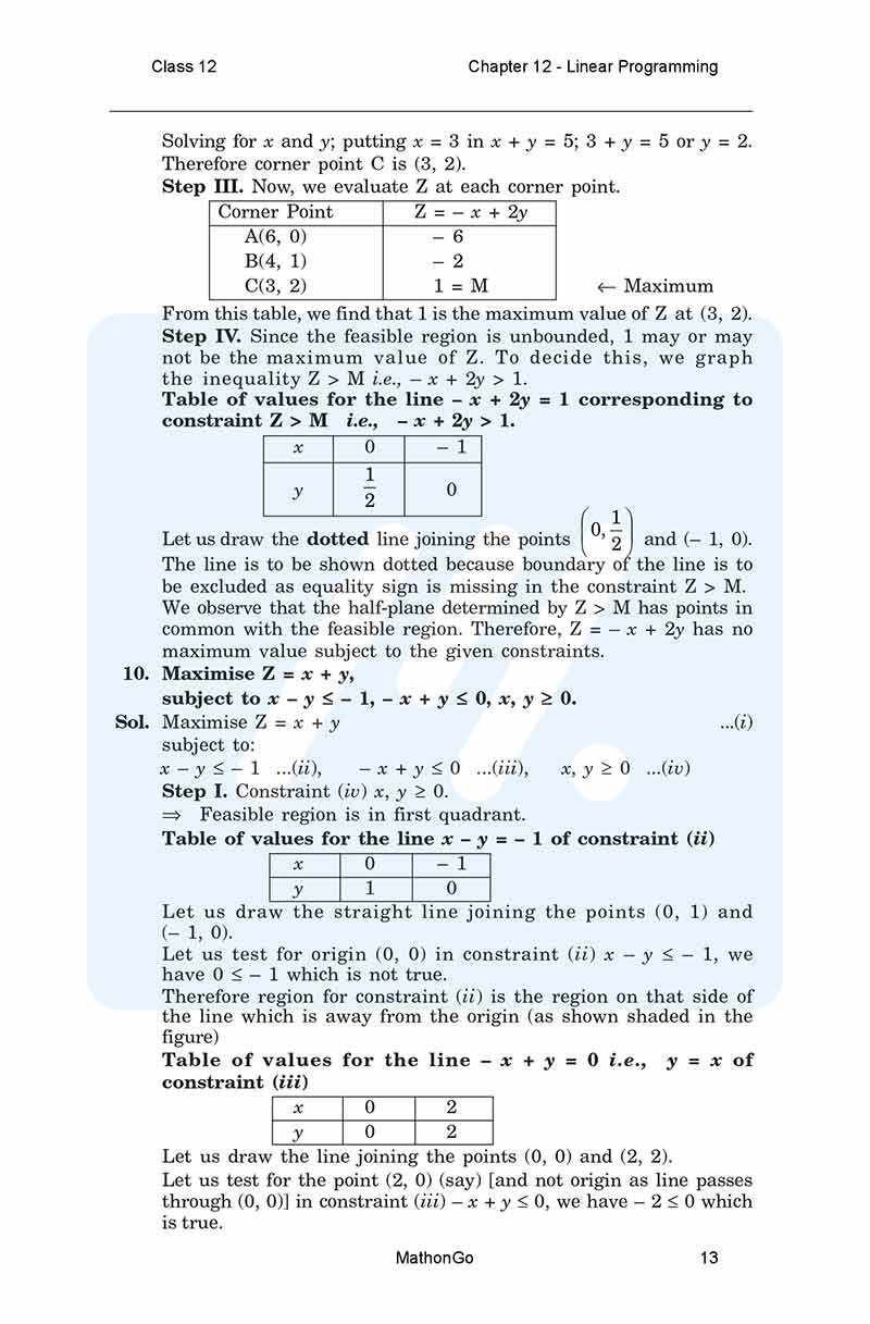 NCERT Solutions for Class 12 Maths Chapter 12 – Linear Programming ...
