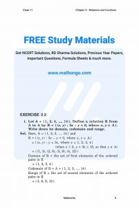 NCERT Solutions for Class 11 Maths Chapter 2 Exercise 2.2 – MathonGo