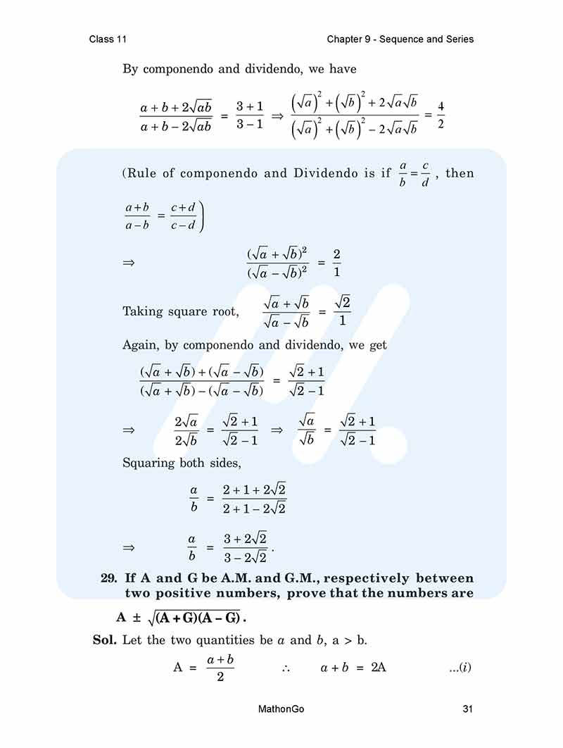 Ncert solutions for class 11 maths chapter 9 exercise 9 3 mathongo