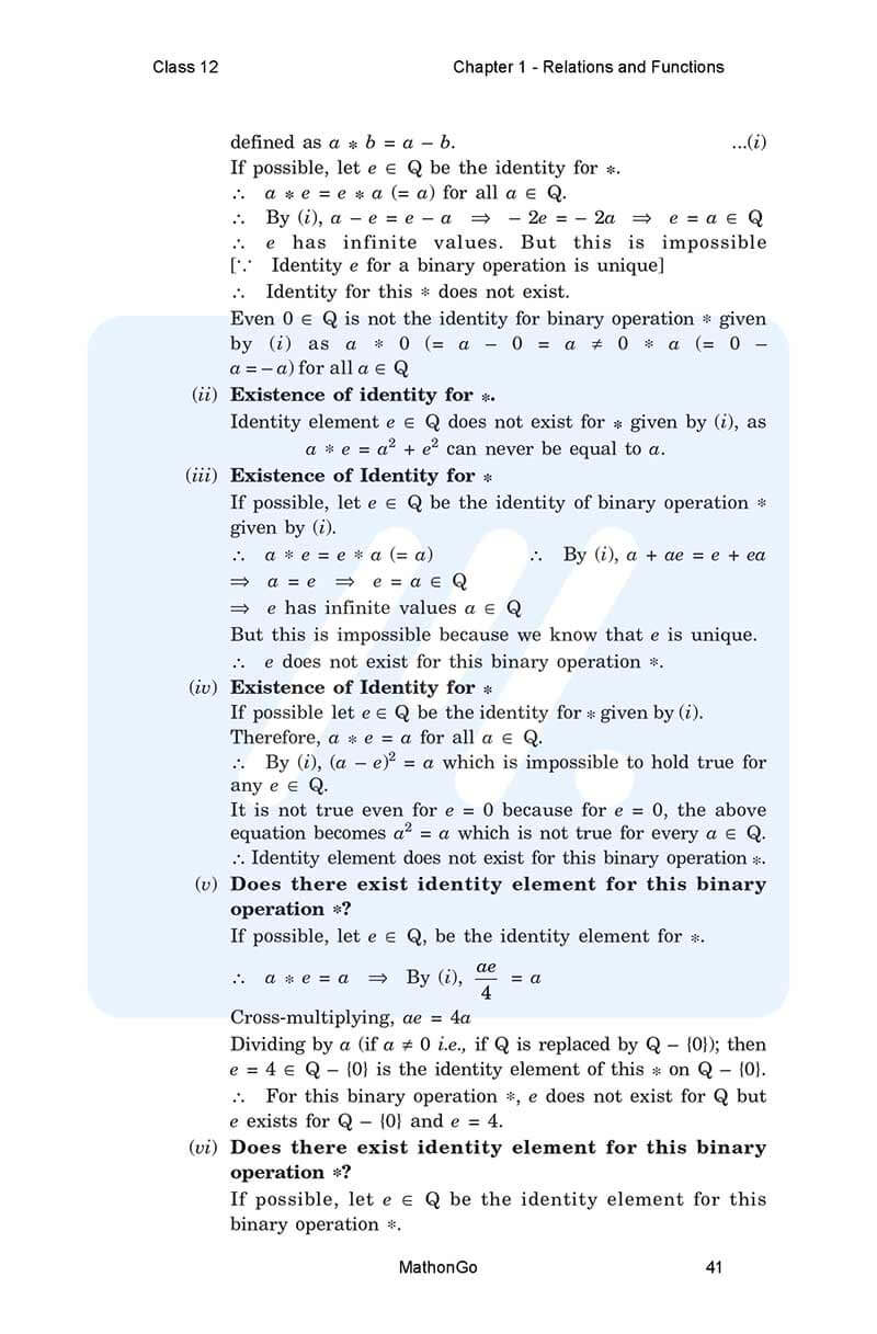 NCERT Solutions for Class 12 Maths Chapter 1 Exercise 1.4 – MathonGo