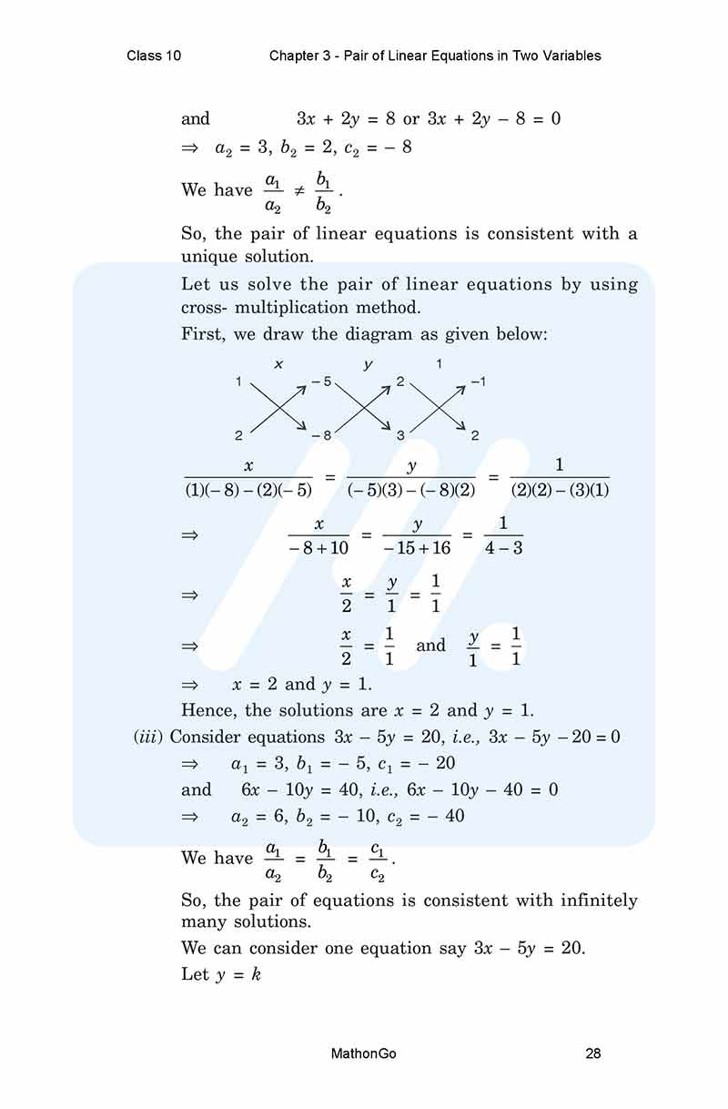 NCERT Solutions for Class 10 Maths Chapter 3 Exercise 3.5 – MathonGo