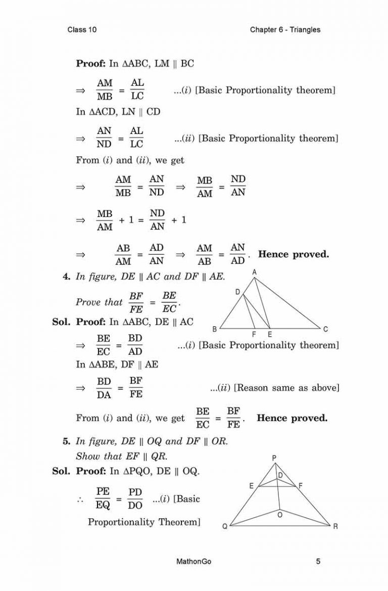 NCERT Solutions for Class 10 Maths Chapter 6 Exercise 6.2 – MathonGo