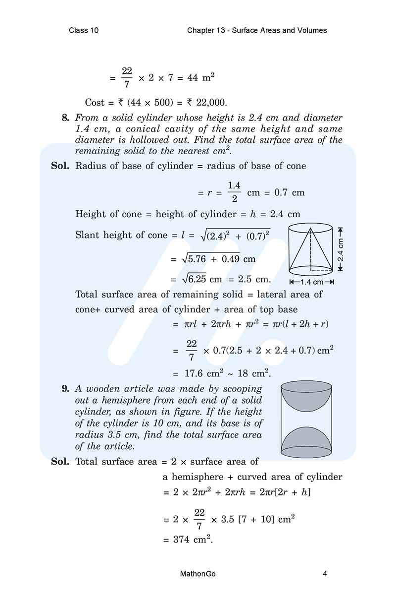 NCERT Solutions for Class 10 Maths Chapter 13 Exercise 13.1 – MathonGo