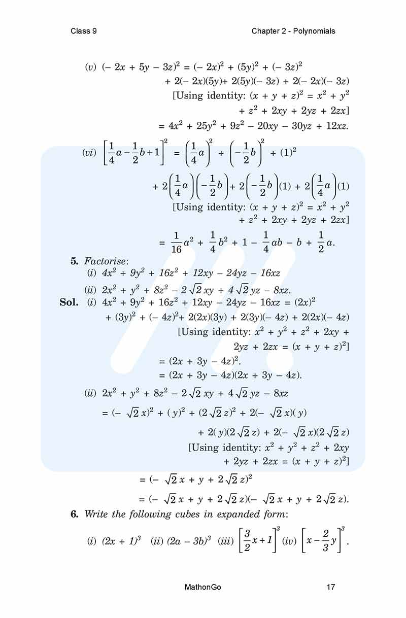 Ncert solutions for class 9 maths chapter 2 exercise 2 5 mathongo