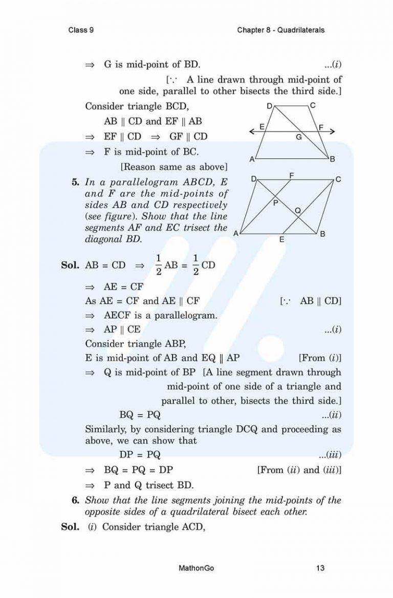 NCERT Solutions for Class 9 Maths Chapter 8 Exercise 8.2 – MathonGo