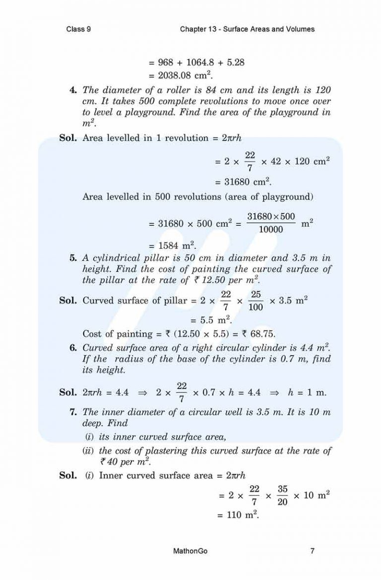 NCERT Solutions for Class 9 Maths Chapter 13 Exercise 13.2 – MathonGo