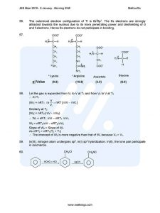 JEE Main 2019 Question Paper with Answer Keys (9th Jan – Morning