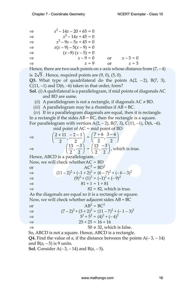 NCERT Exemplar for Class 10 Maths Chapter 7 – MathonGo