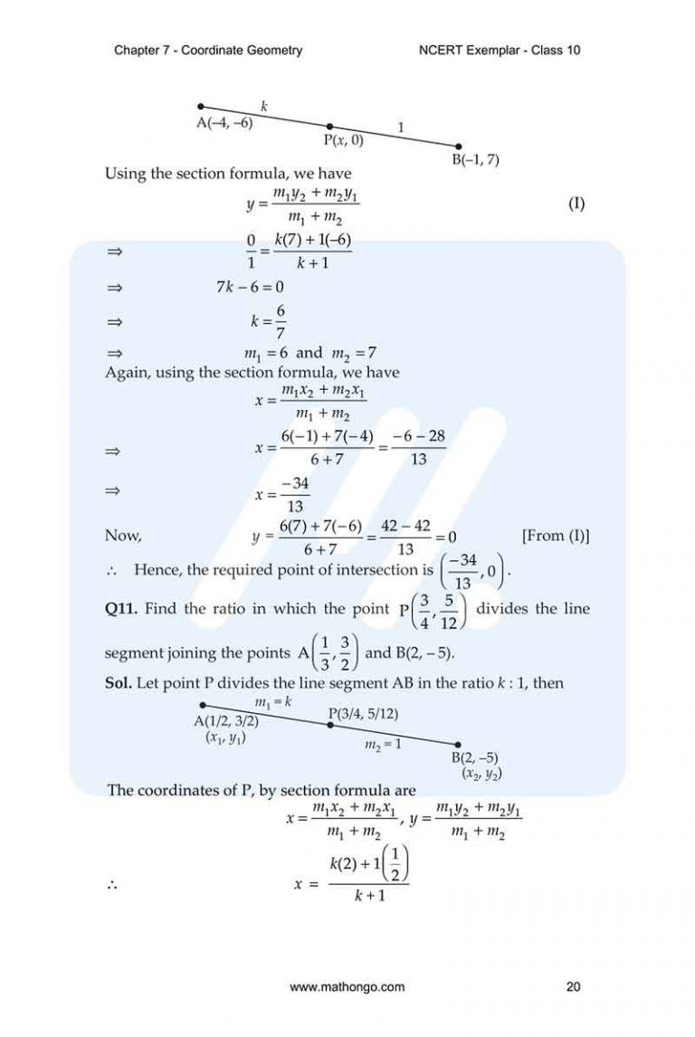 NCERT Exemplar for Class 10 Maths Chapter 7 – MathonGo