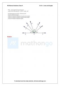 RD Sharma Class 9 Solutions Chapter 10 – Lines and Angles – MathonGo